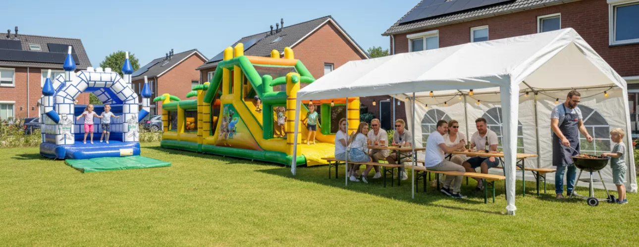 Buurtfeest organiseren met Springkussenverhuur Amersfoort