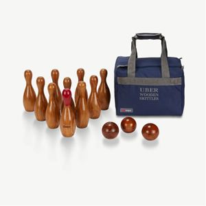 XL Bowling Set Hardhout